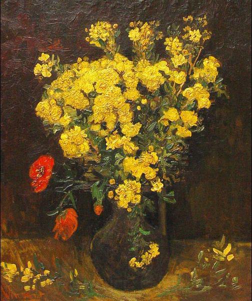 Vincent Van Gogh Vase with Lychnis Norge oil painting art